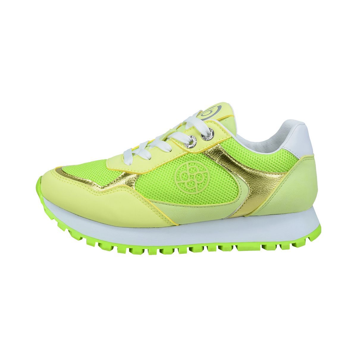 Sportlicher Material-Mix Low-Top Sneaker
