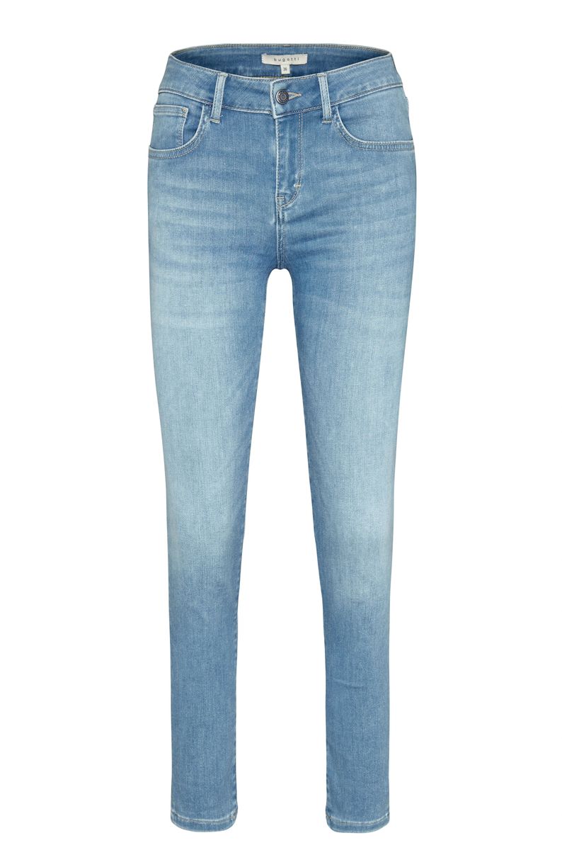 Skinny-Jeans mit verkürztem Bein