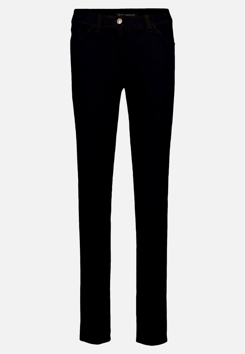 Klassische Straight-Leg Jeans Dunkelblau