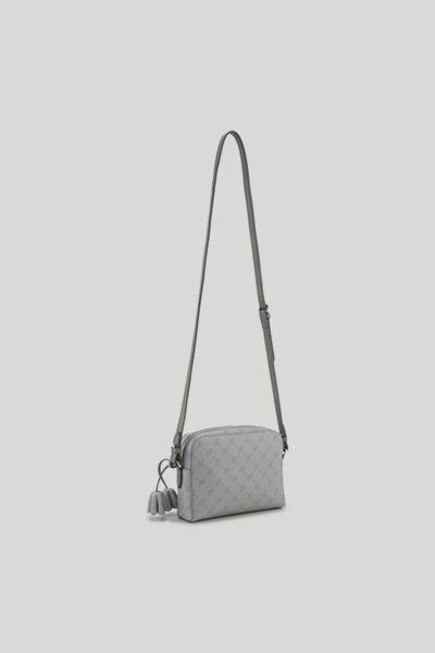 Crossbody-Tasche mit Monogramm und Quasten