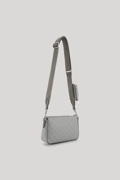 Jasmina Monogramm-Schultertasche mit Pouch