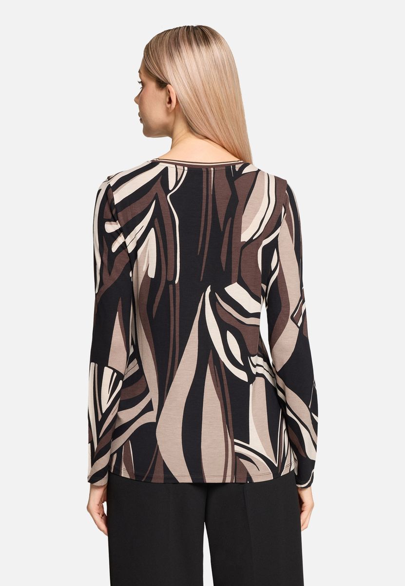 Langarmshirt mit Grafik-Print