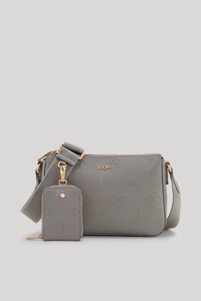 Monogram-Schultertasche mit kleiner Pouch