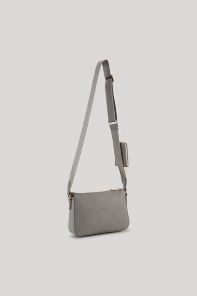 Monogram-Schultertasche mit kleiner Pouch