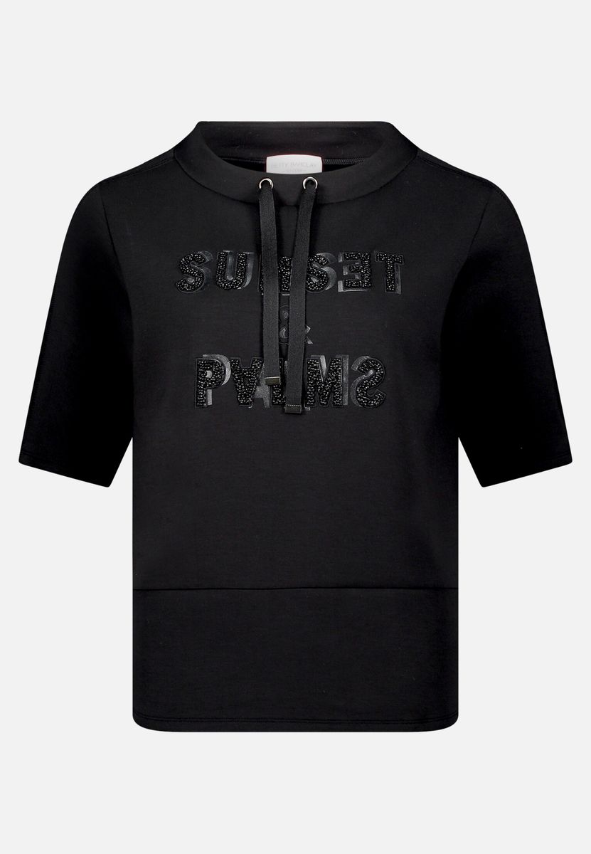 Sweatshirt mit Grafikprint und Farbblockdesign