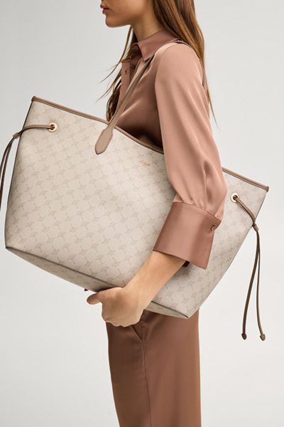 Monogramm-Shopper mit abnehmbarer Pouch