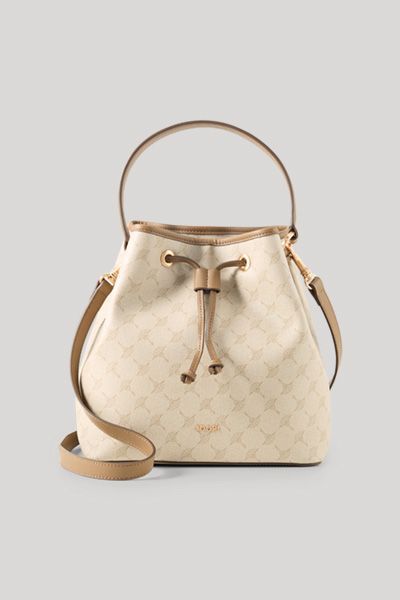 Elegante Beuteltasche mit Monogramm-Muster