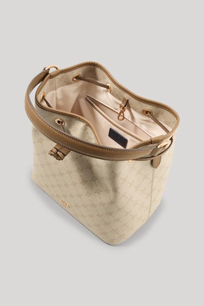 Elegante Beuteltasche mit Monogramm-Muster