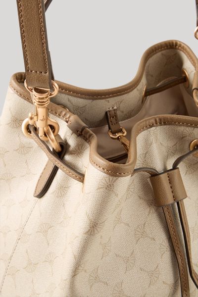 Elegante Beuteltasche mit Monogramm-Muster