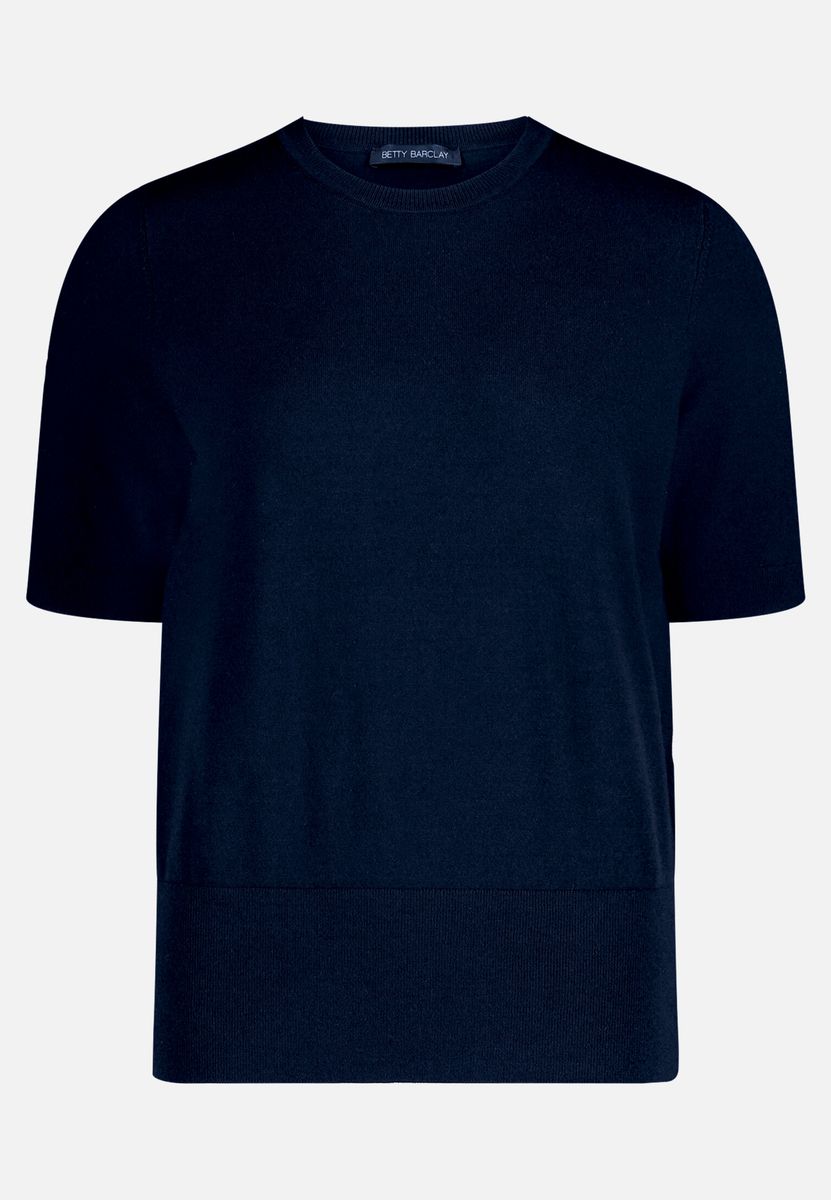 Zeitloser Kurzarm-Strickpullover
