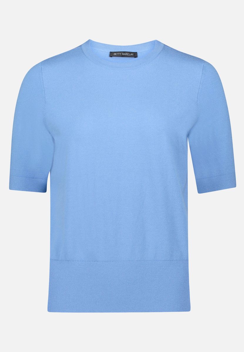 Zeitloser Kurzarm-Strickpullover