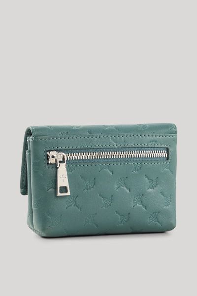 Leder-Schlüsseletui mit Cornflower-Prägung