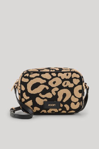 Kameratasche mit Leopardenmuster aus Jacquard