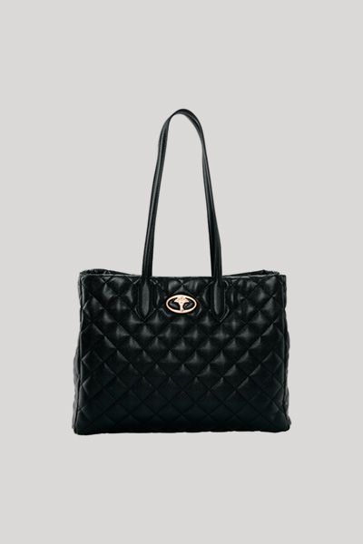Eleganter Shopper mit Rautensteppung