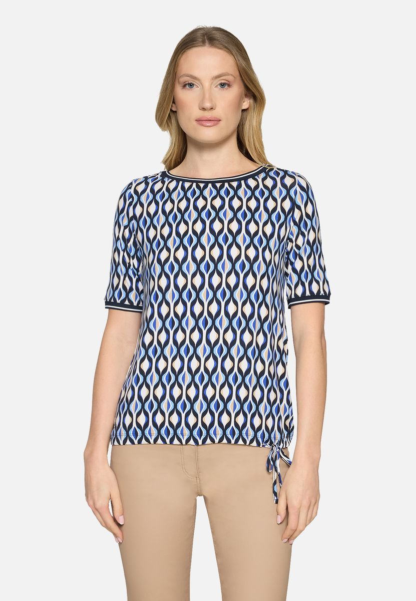 Shirt mit geometrischem Muster