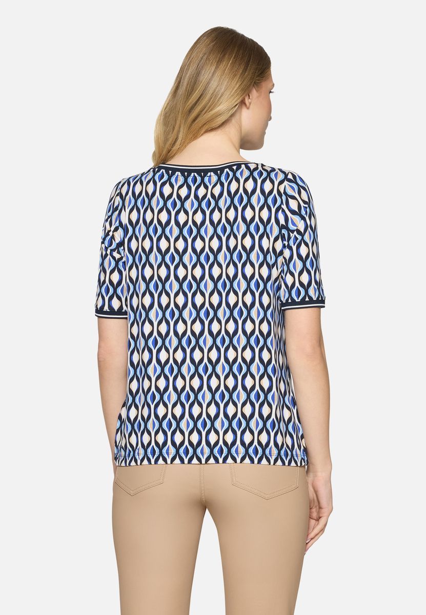 Shirt mit geometrischem Muster