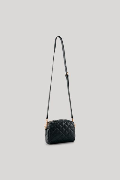 Gesteppte Kamera-Tasche aus Kunstleder