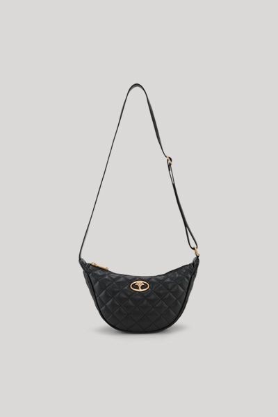 Gesteppte Crescent-Schultertasche