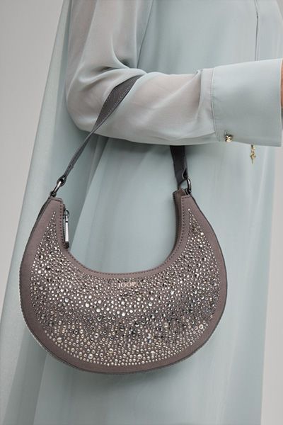 Glitzernde Halbmond-Hobo-Tasche