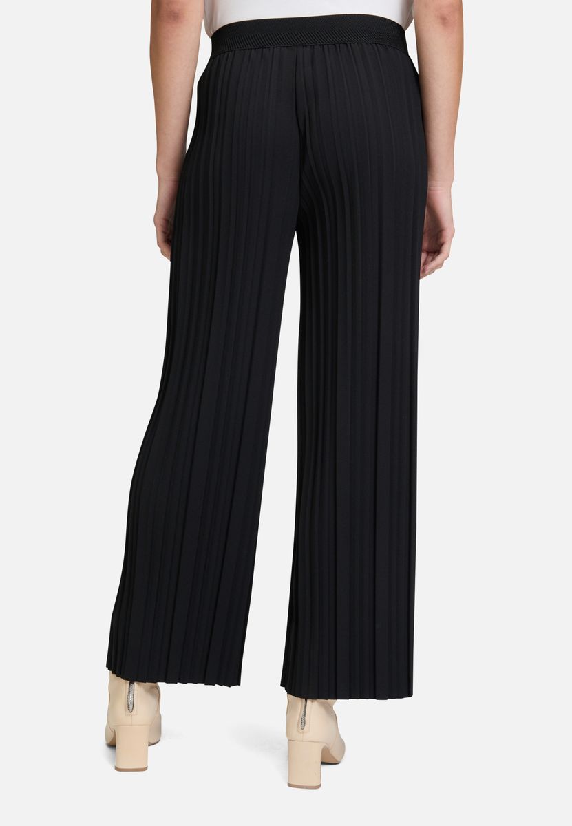High-Waist Culotte mit Bügelfalte