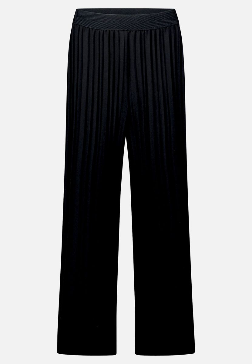 High-Waist Culotte mit Bügelfalte