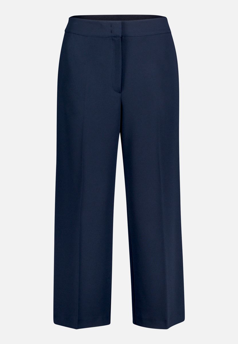 High-Waist Culotte mit Bügelfalte