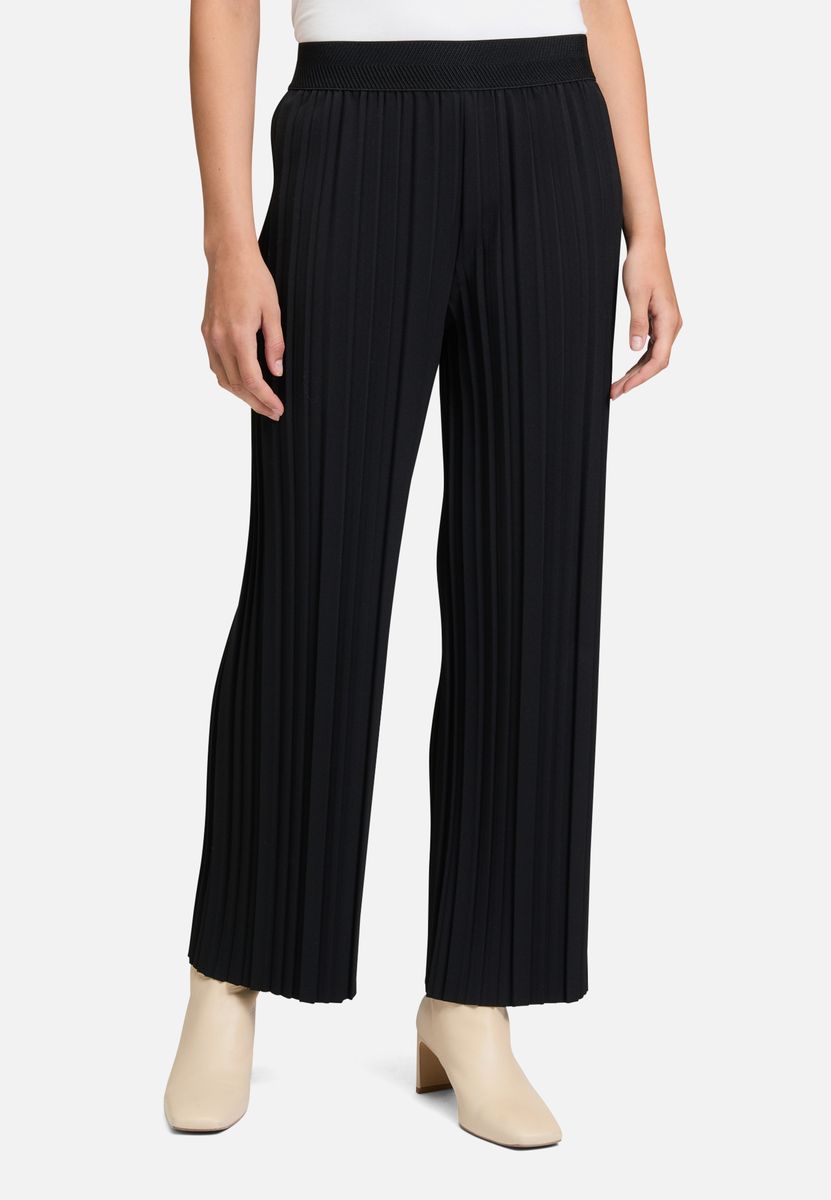 High-Waist Culotte mit Bügelfalte