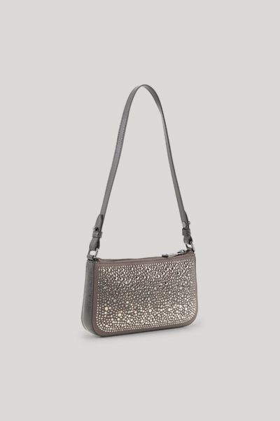 Funkelnde Baguette-Tasche mit Strassbesatz