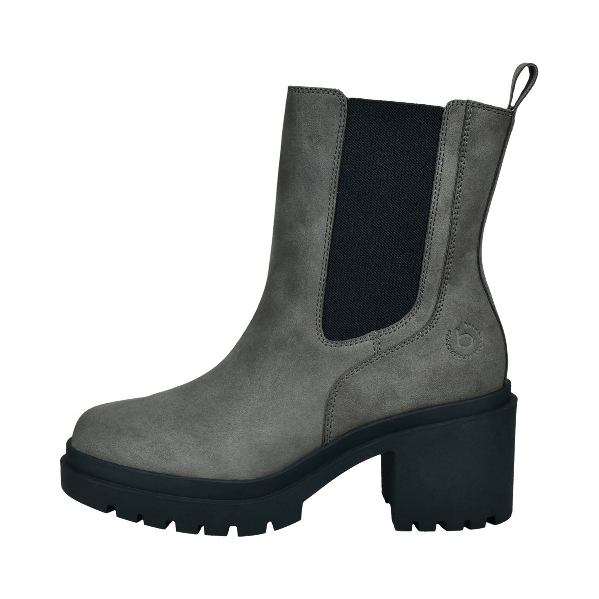 Chelsea-Boots mit Blockabsatz und Plateau