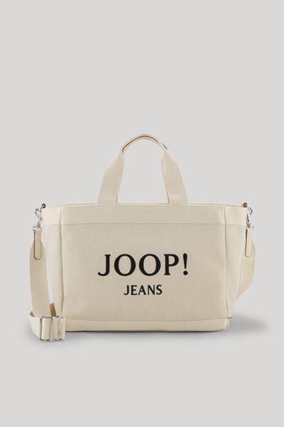 Canvas-Shopper mit Logo-Schriftzug