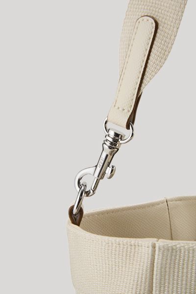 Canvas-Shopper mit Logo-Schriftzug