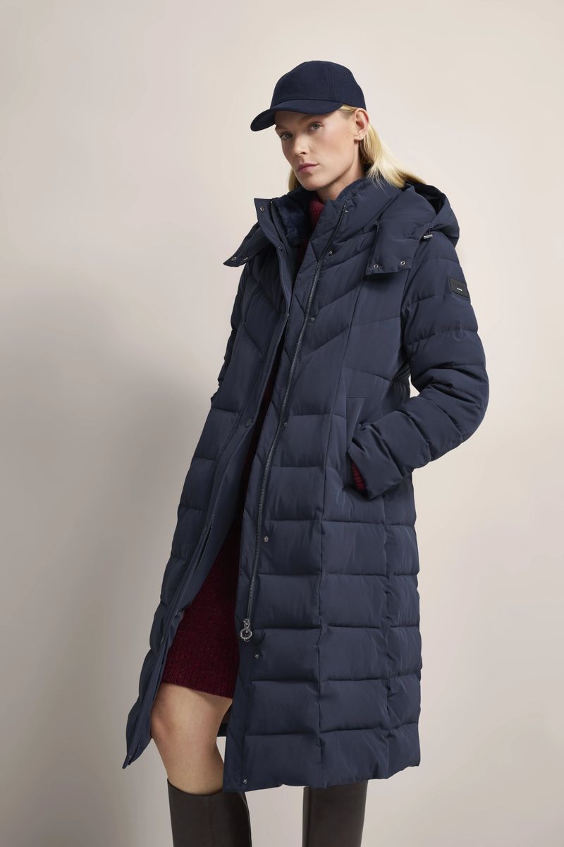 Eleganter Taillierter Steppparka