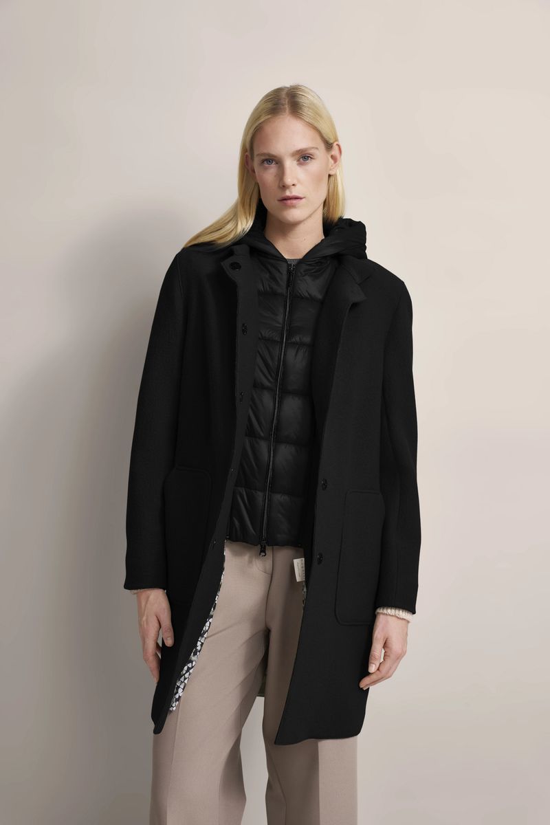 Lagen-Parka aus Wollmix