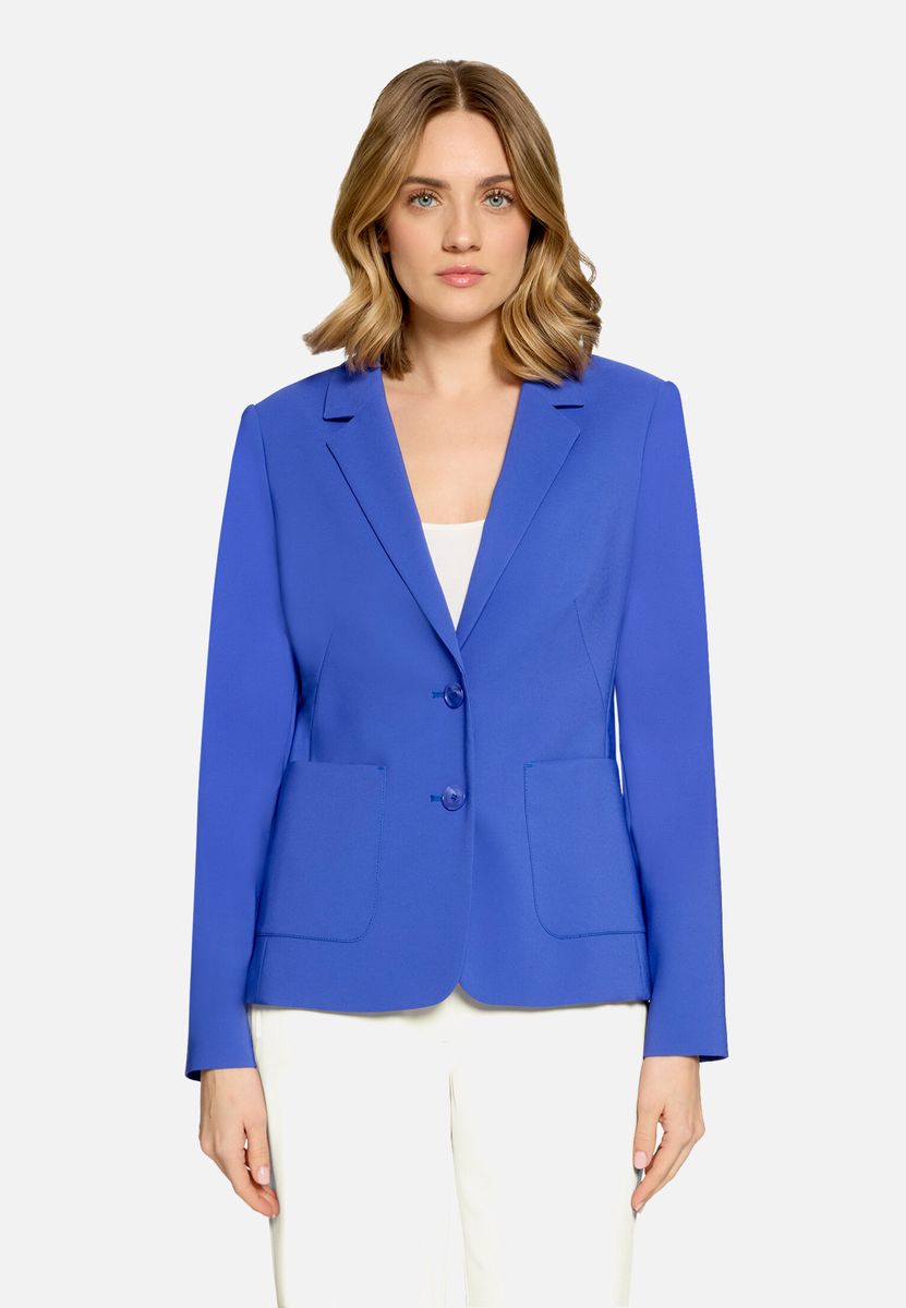 Taillierter Zwei-Knopf-Blazer mit Revers