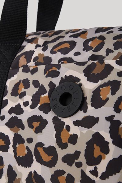 Wochenendtasche mit Leopardenmuster aus Nylon