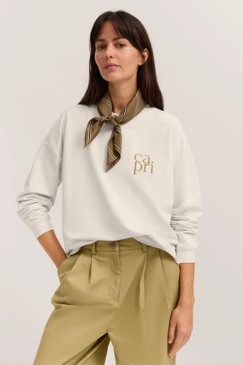 Besticktes Sweatshirt im Modern Fit