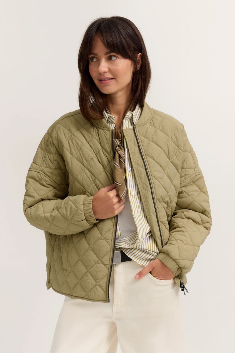 Bomberjacke mit Rautenstepp