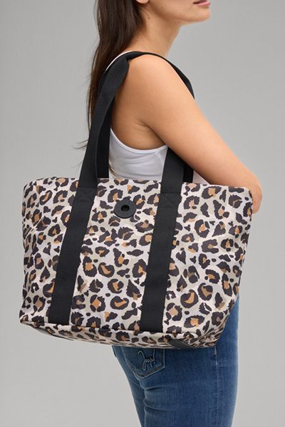 Giocoso Shopper mit Animal-Print