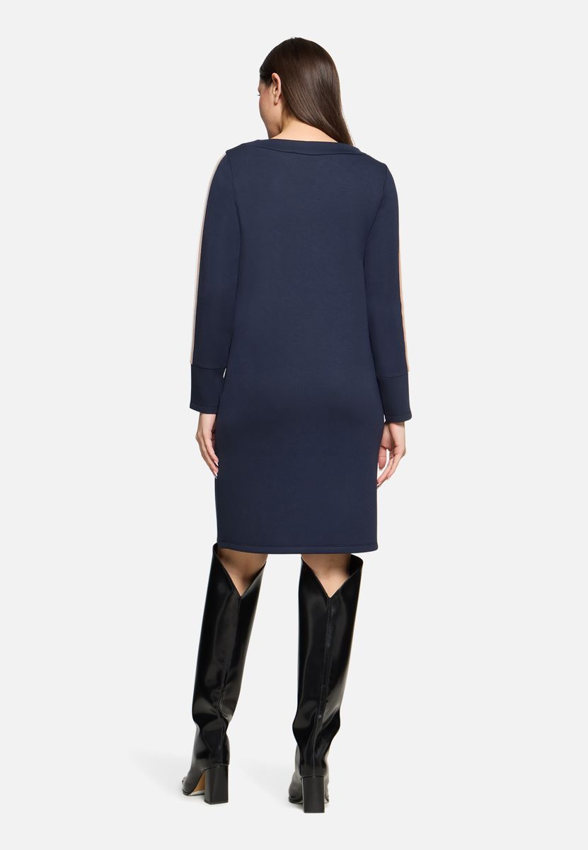 Lässiges Jerseykleid mit Grafik-Print