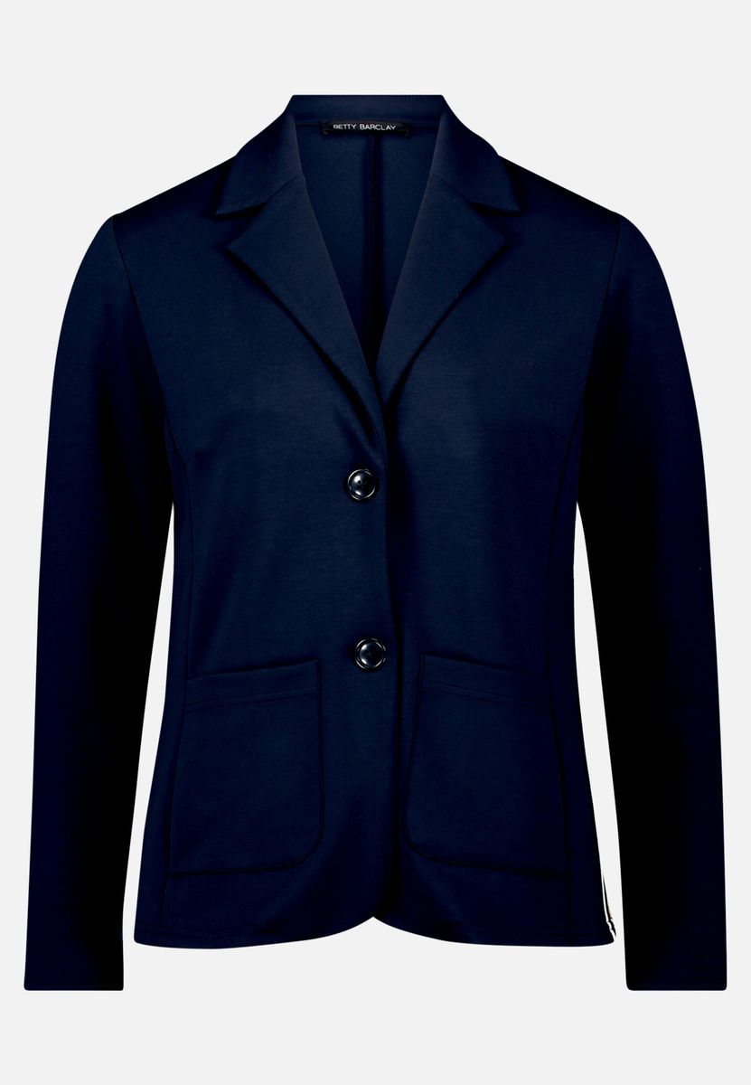 Taillierter Jerseyblazer mit Taschen