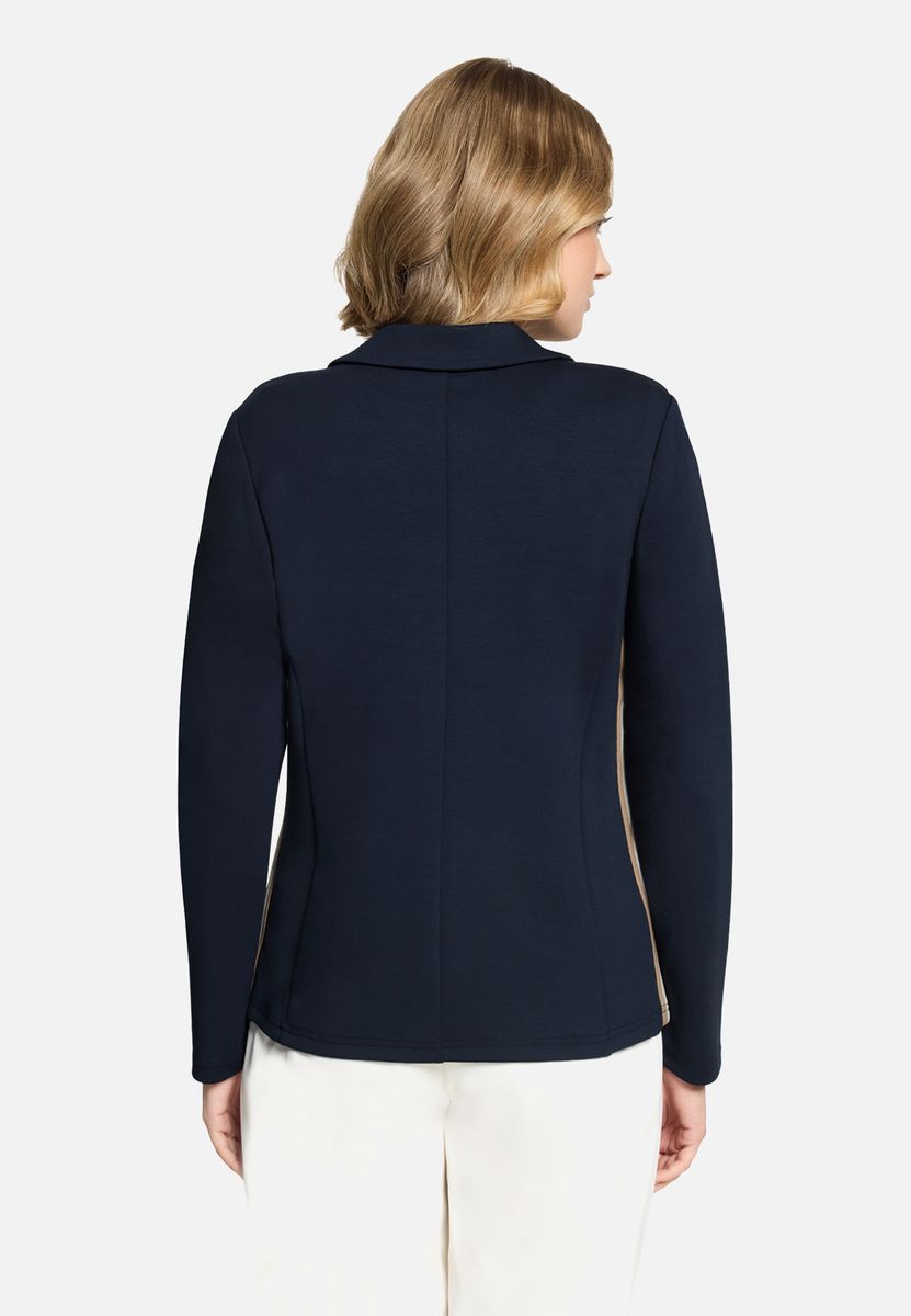 Taillierter Jerseyblazer mit Taschen