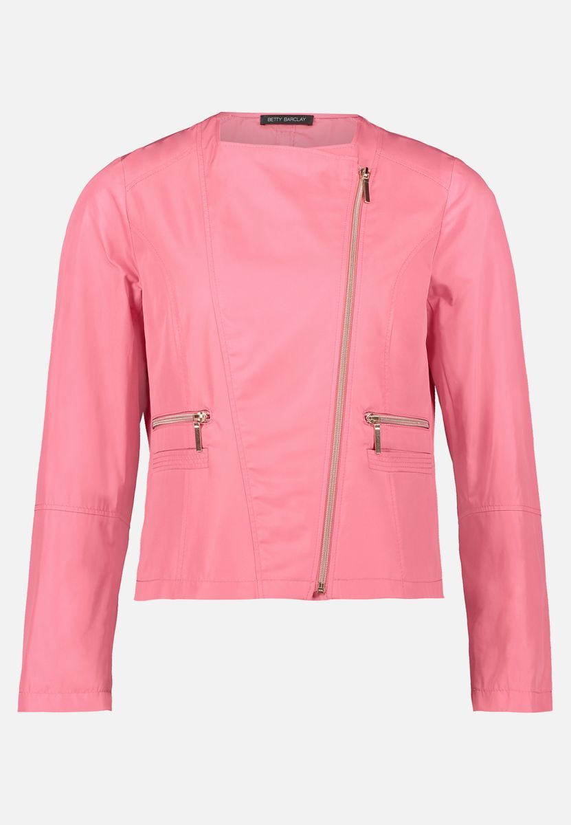 Moderne Bikerjacke mit Reißverschluss