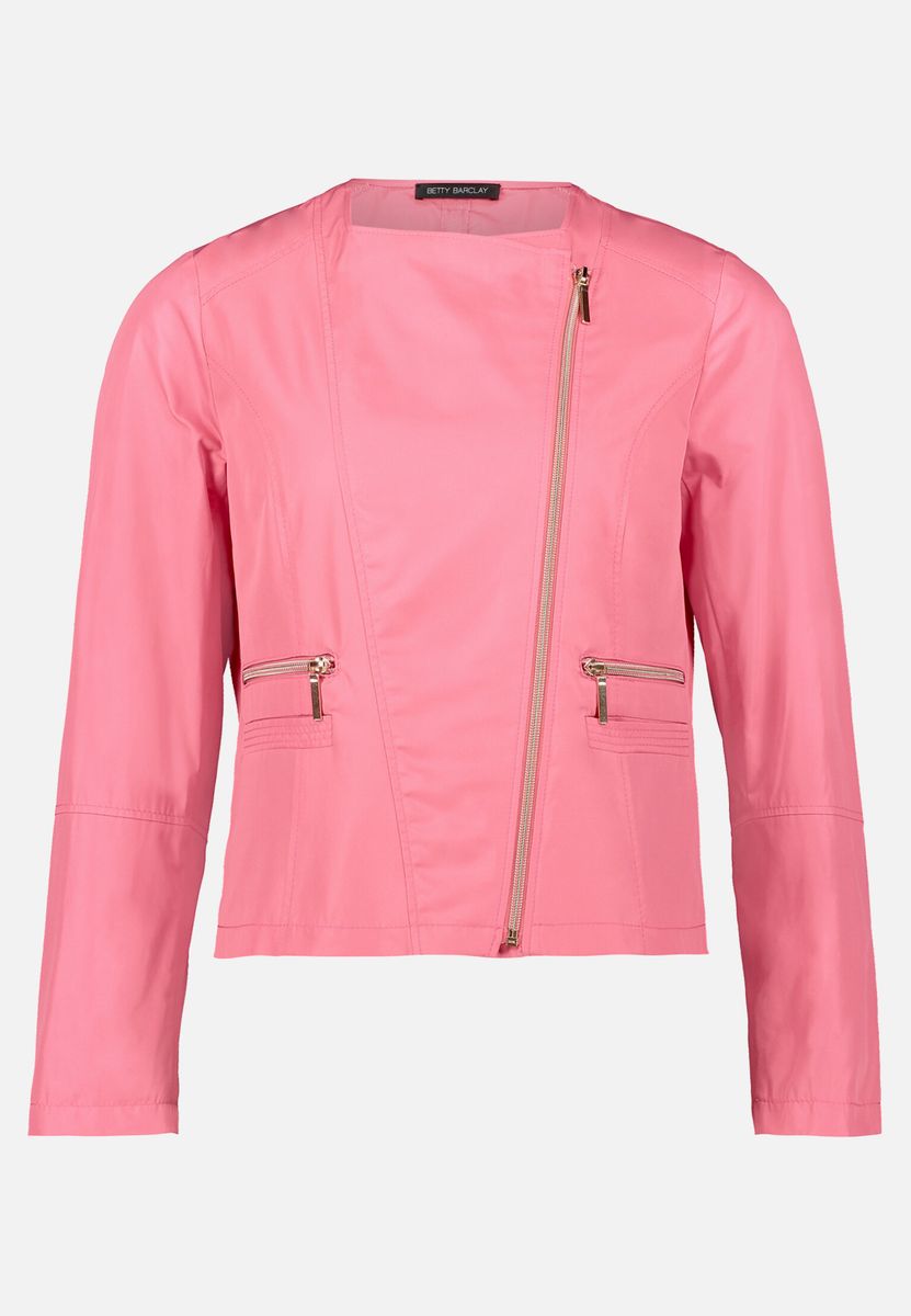 Moderne Bikerjacke mit Reißverschluss
