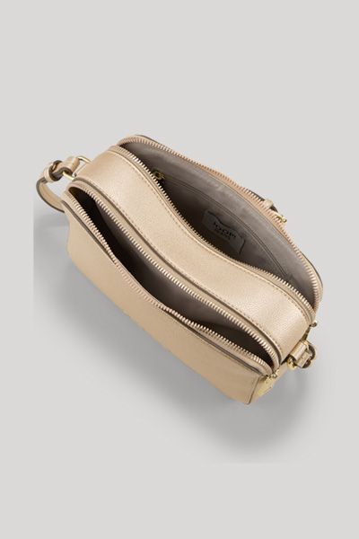 Elegante Metallic-Umhängetasche