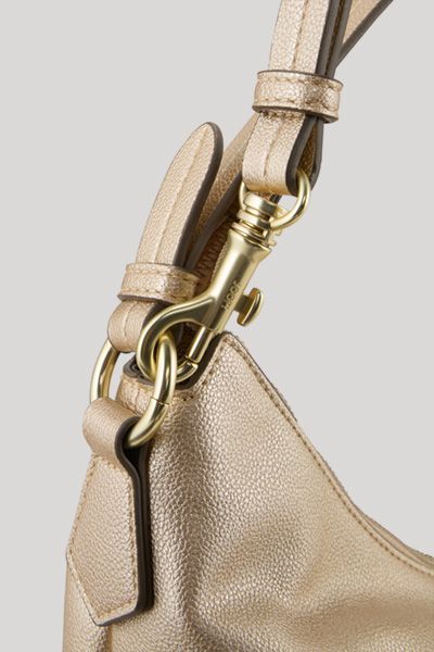 Hobo-Tasche im Metallic-Look