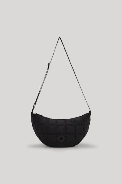 Gesteppte Halbmond-Schultertasche