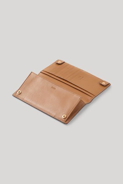 Elegante Leder-Geldbörse mit Umschlag
