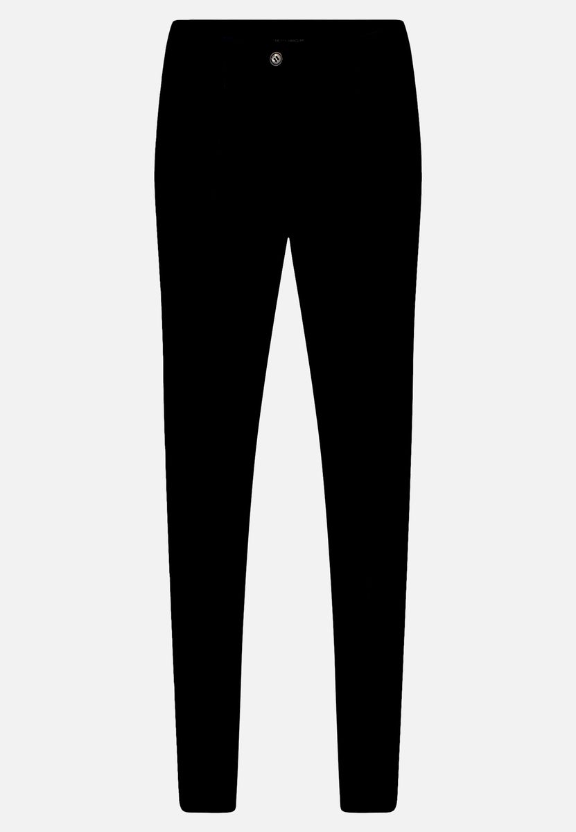 Schmal Geschnittene Mid-Waist Businesshose
