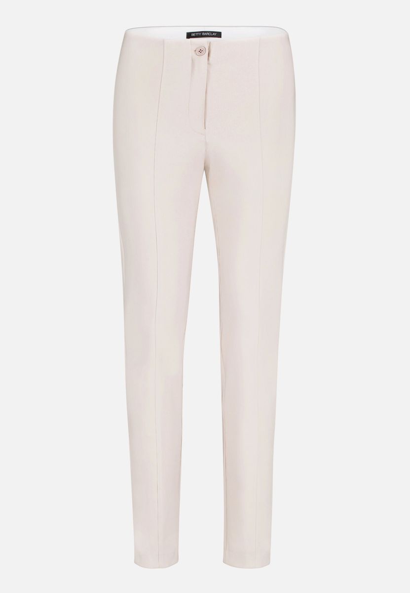 Schmal Geschnittene Mid-Waist Businesshose