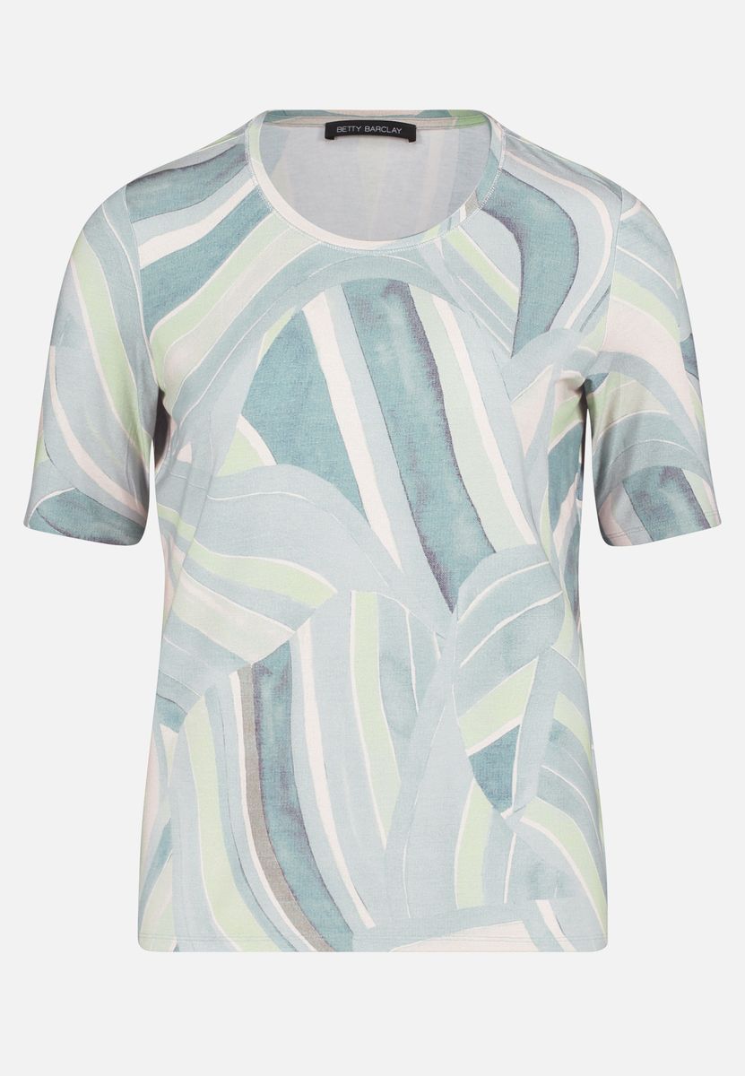 T-Shirt mit abstraktem Grafik-Print